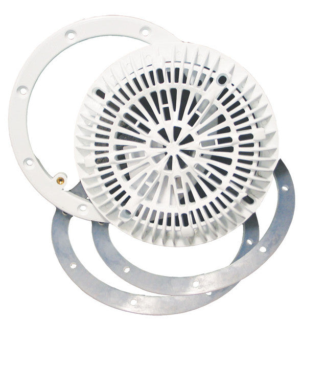 8in Galaxy Cover, Ring, Gasket, Screws White 25548-100-000