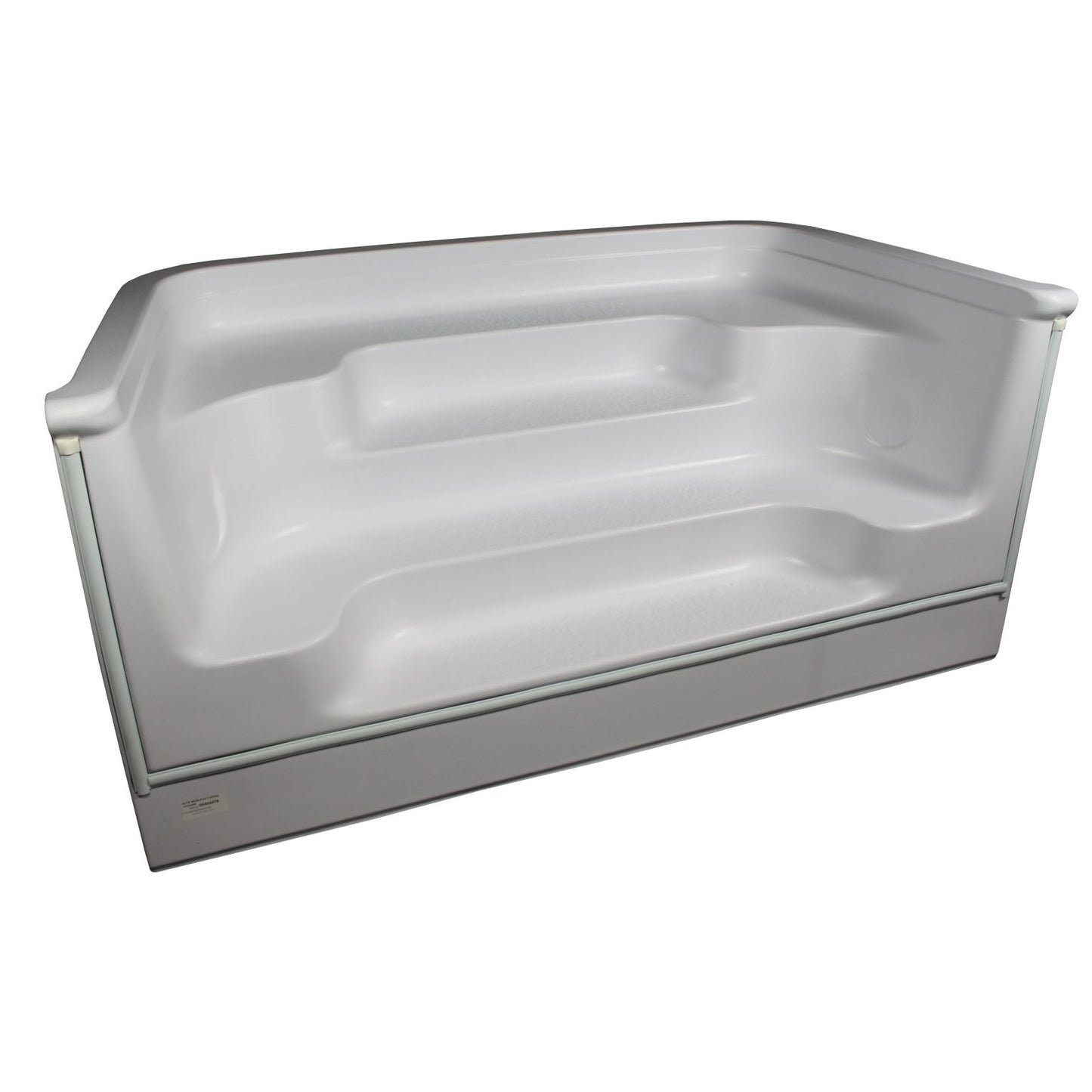 8' Straight Front Square Back Bullnose Step