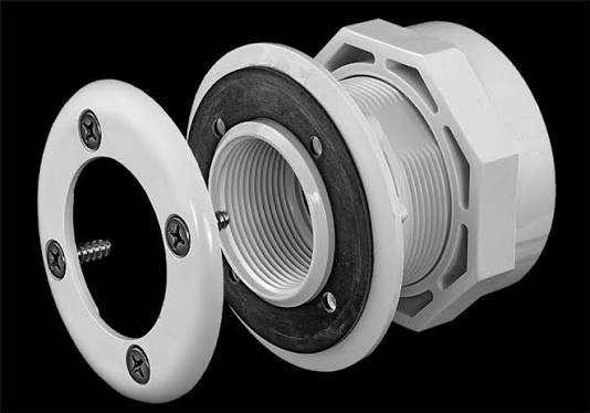 1408 Inlet/Outlet Fitting Gray – SP1408G