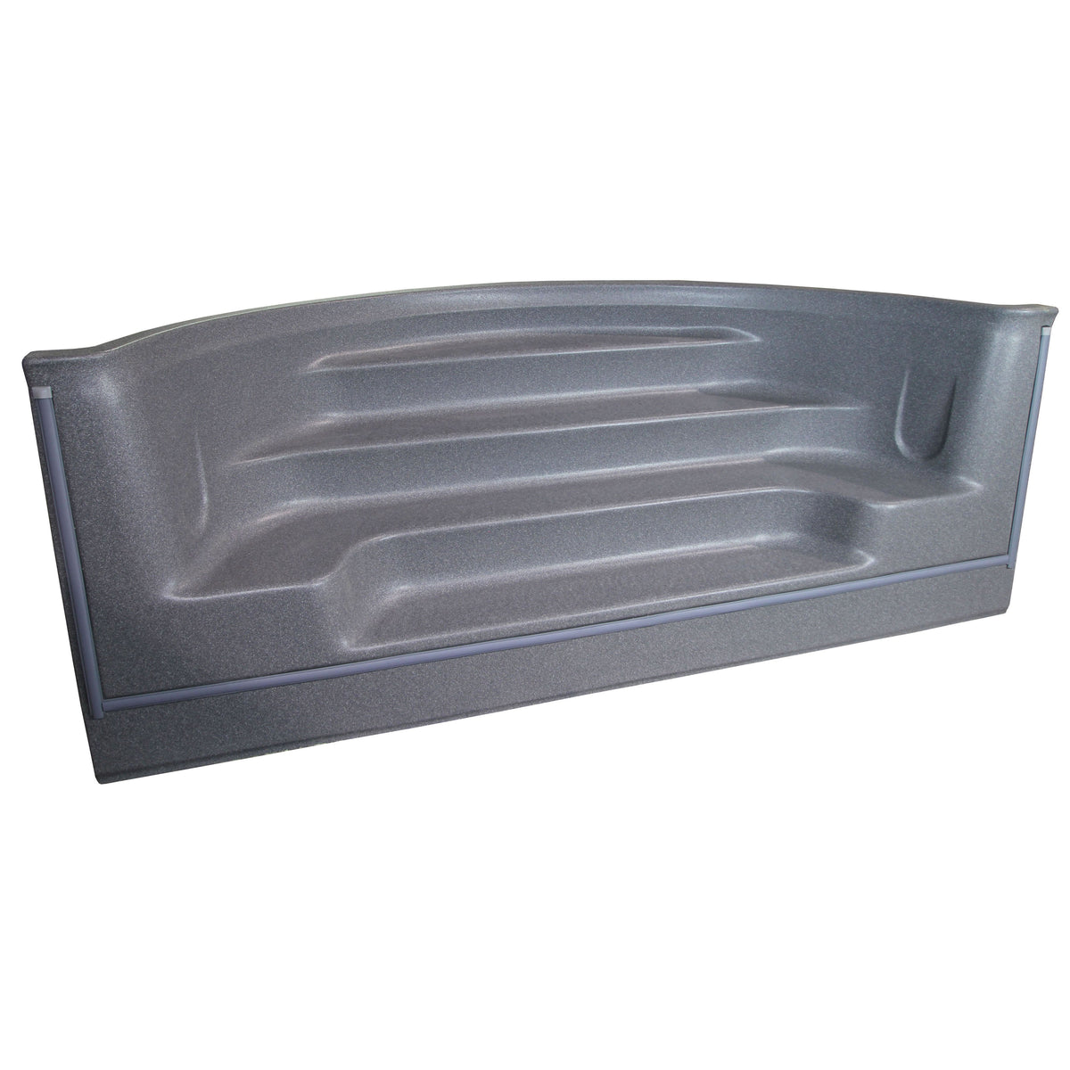 10' Straight Front Roman Back Bullnose Step - Granite