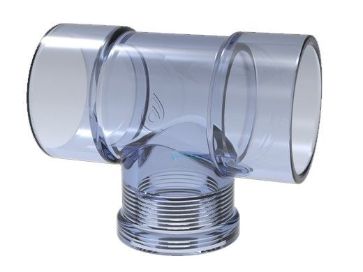 2 inch clear tee