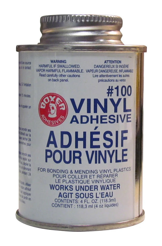 #100 vinyl adhesive, 16 oz can only, with applicator cap