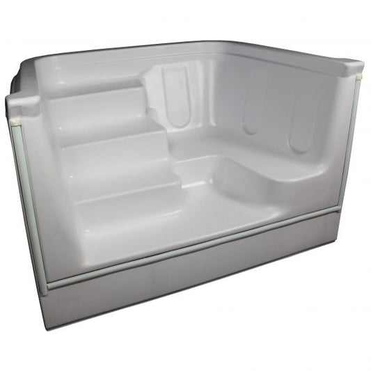 6' Straight Swim Out Cantilever White 8316101