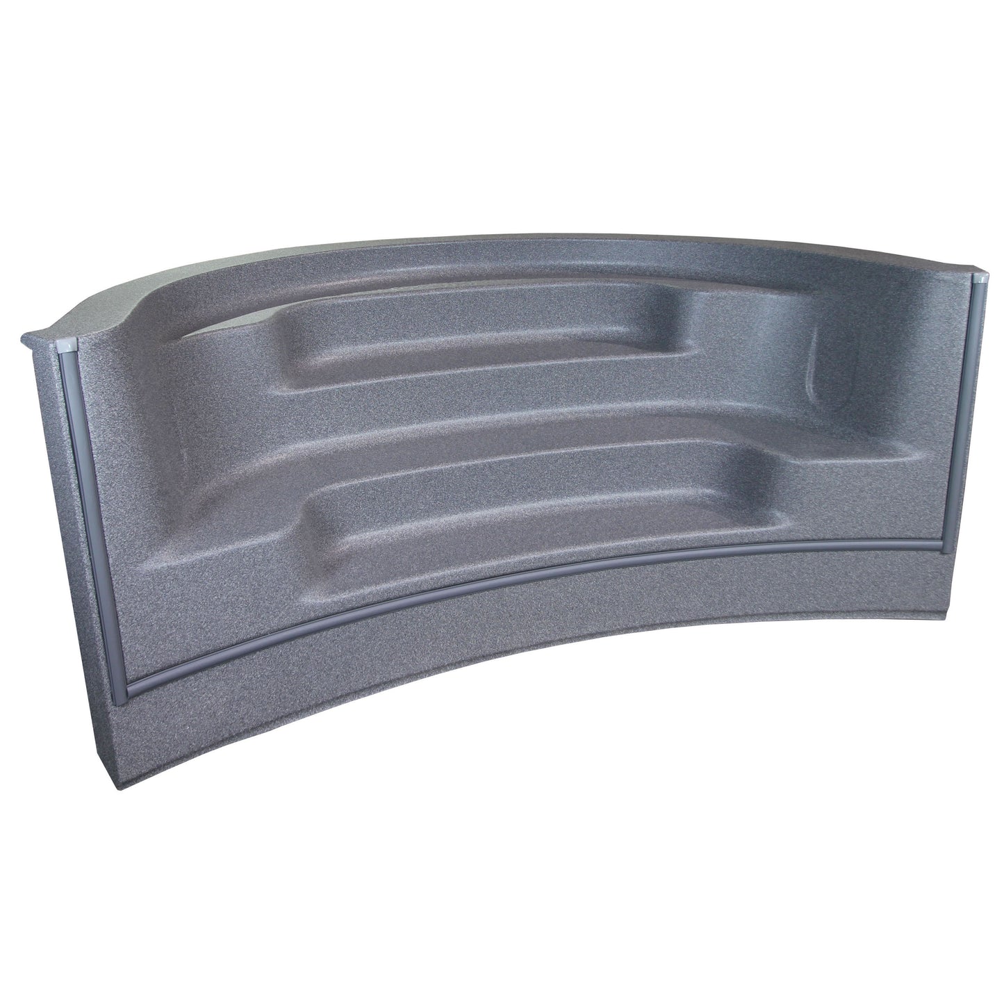 8'x9' Radius Front Roman Back Bullnose Step Cantilever Granite