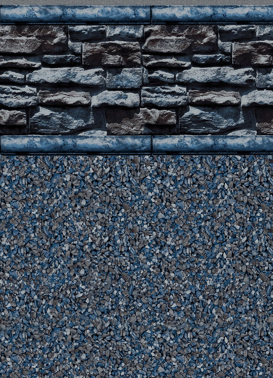 Merlin Atlantic Stone / Sea Slate Floor vinyl pool liner pattern
