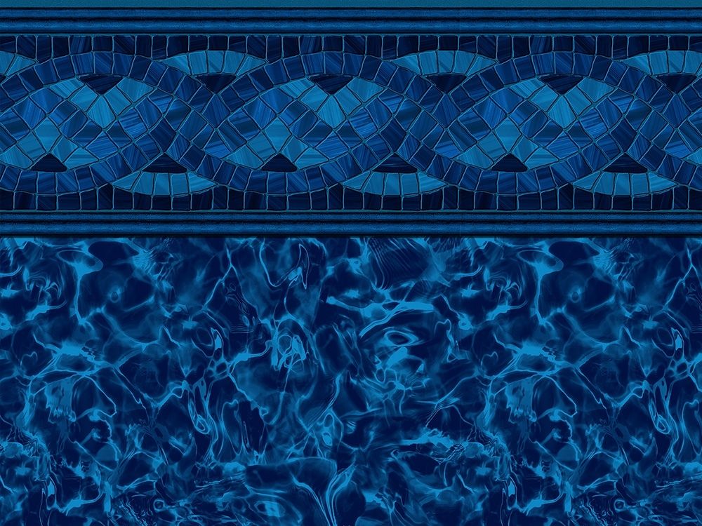 Tara Carnegie Arctic vinyl pool liner pattern