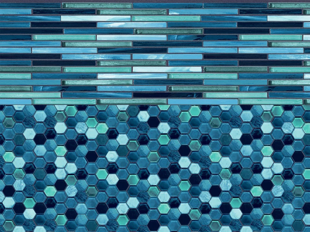 Tara Enchanted vinyl pool liner pattern