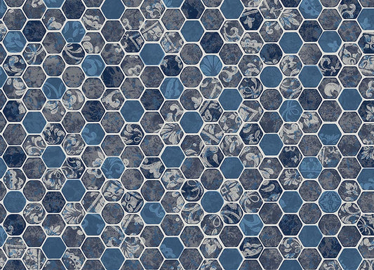 GLI Esagono vinyl pool liner pattern