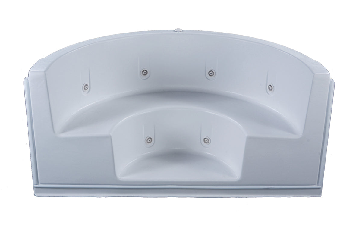 8’ SWIMOUT CANTILEVER W/JETS, WHITE, PLUMBED HS604P