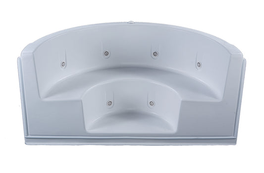 8’ SWIMOUT CANTILEVER W/JETS, WHITE, PLUMBED HS604P