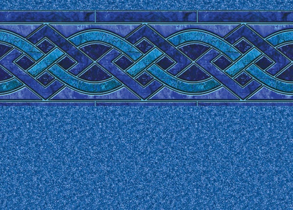 GLI Indigo Marble with Blue Granite vinyl pool liner pattern