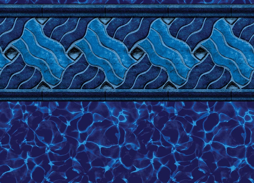 GLI Legends with Cobalt Fusion vinyl pool liner pattern
