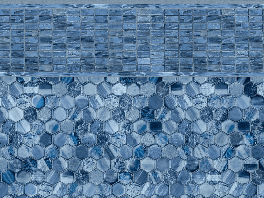 Tara Marina vinyl pool liner pattern
