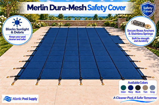 Merlin Dura-Mesh Safety Cover - Navy