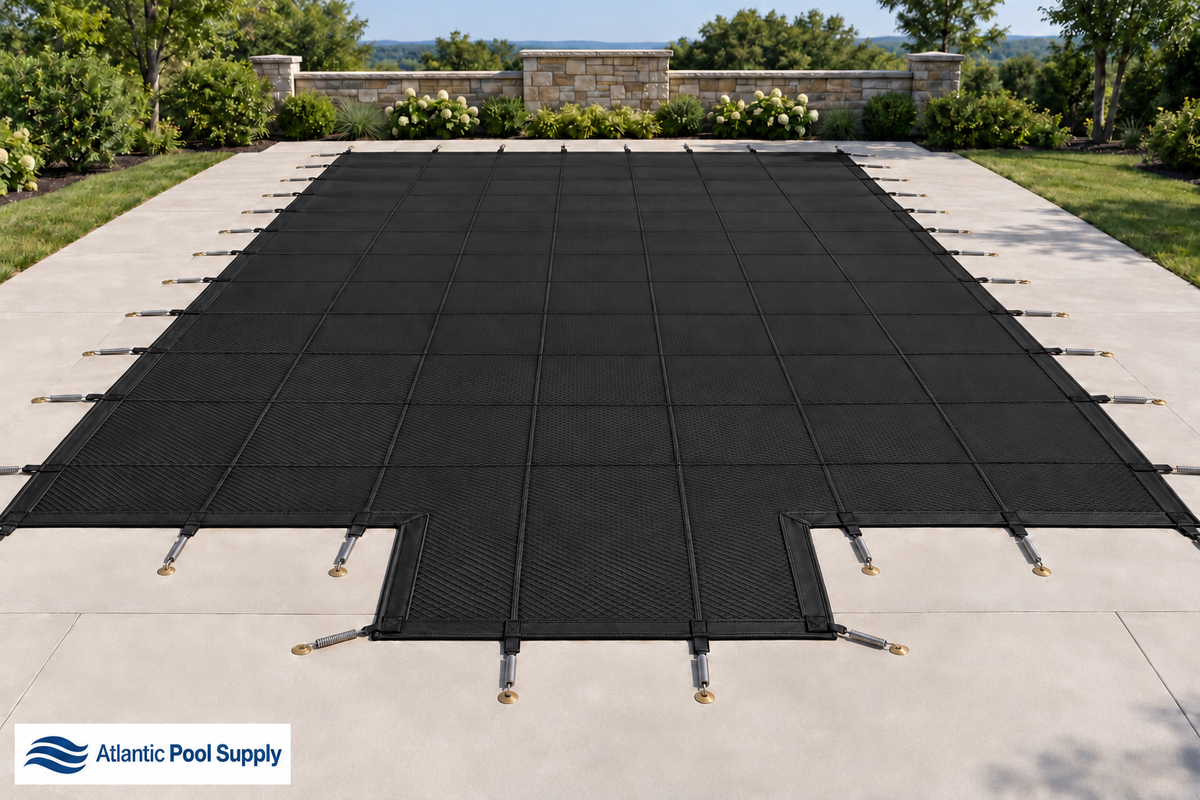 Merlin Dura-Mesh Safety Cover - Center End Step - Black