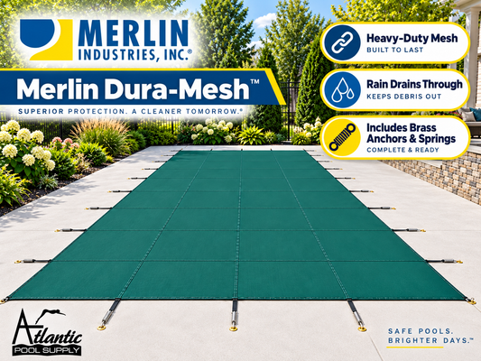 Merlin Dura-Mesh Safety Cover – 30' x 60' Pool / 33' x 63' Cover 9M-M-??