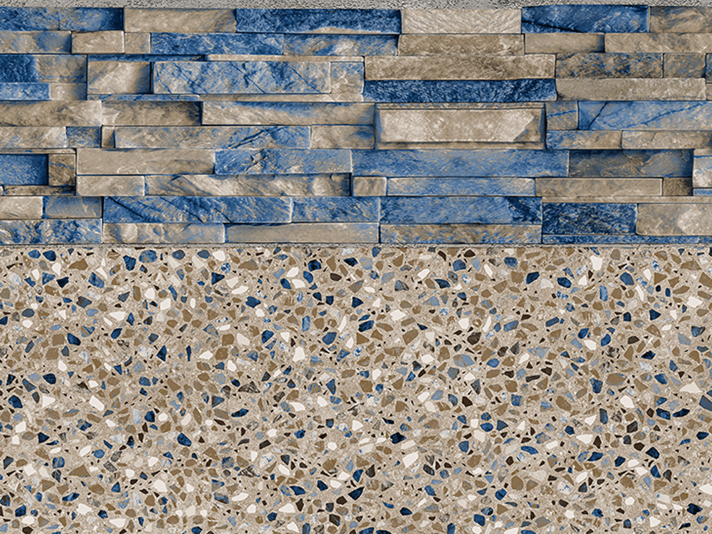 Tara Mosaic Sands vinyl pool liner pattern