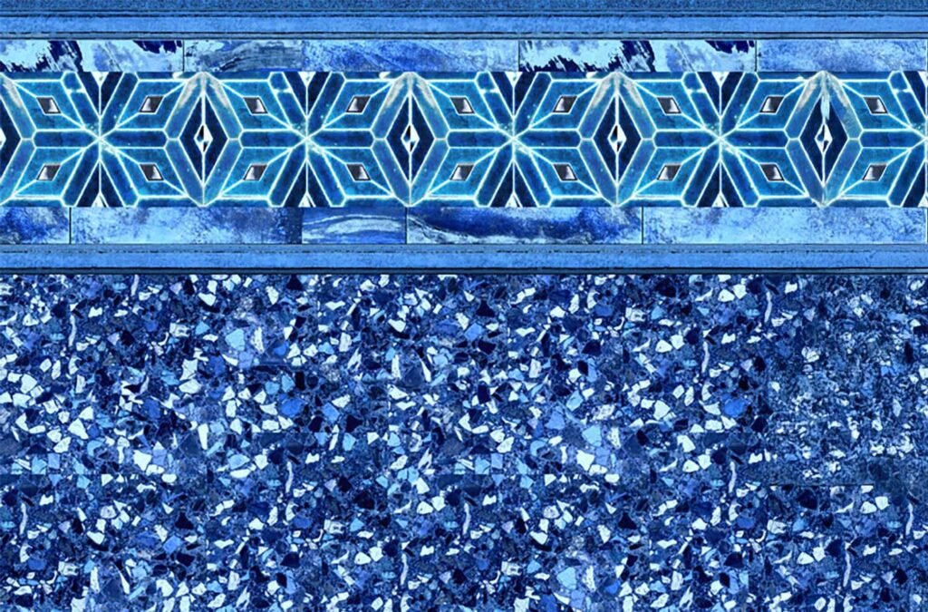 GLI Mount Olympus with Aegean Sea vinyl pool liner pattern