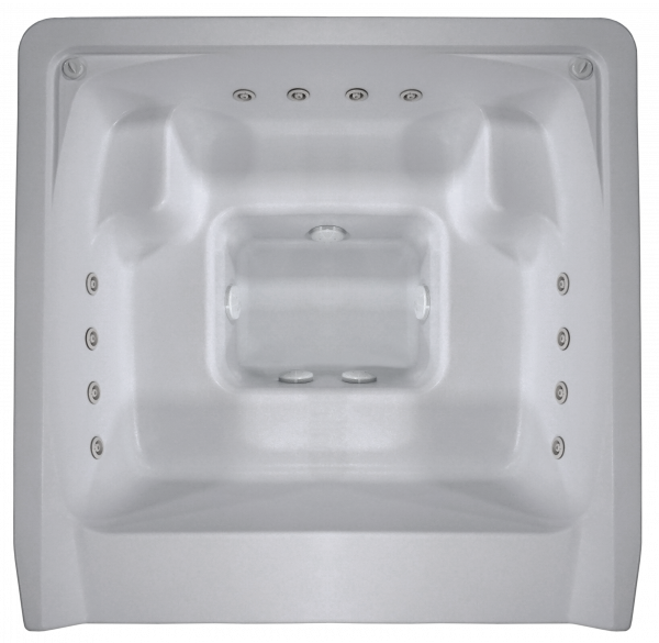 Spillover Oasis- Plumbed, 12 Jet, 2 Pump Granite