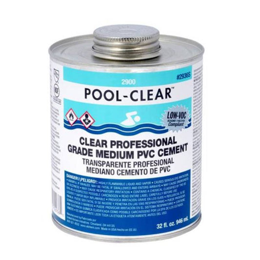 Clear Pool-Tite PVC Cement Quart