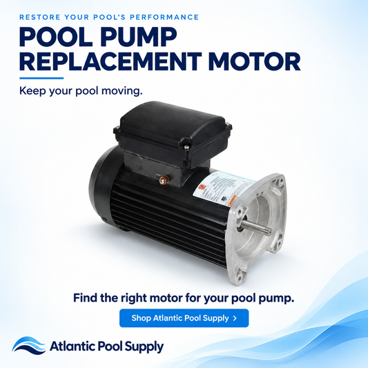 1-1.65 HP Aqua-Shield PRO Pool Pump Motor - Square Flange 48Y
