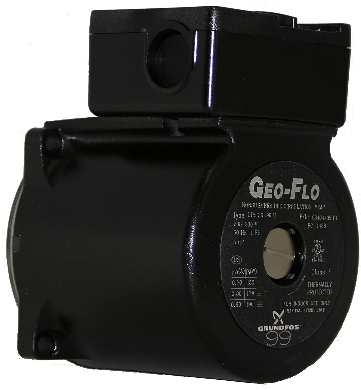 Grundfos Pump - UP26-99 (Single Speed),