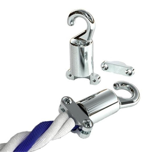 3/4" Rope Chrome Plated Bronze Cleat Type