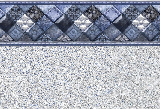GLI Whitehaven with Crystal Quartz vinyl pool liner pattern