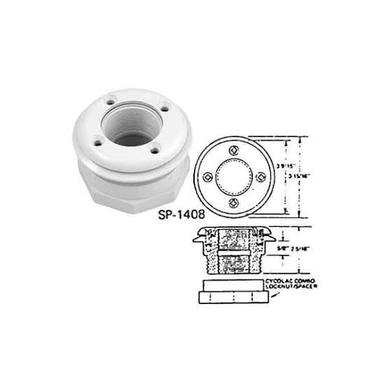 1408 Inlet/Outlet Fitting Gray – SP1408G