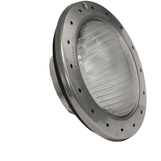 LARGE WHITE LED LIGHT, 120V, 65W, 5K, STAINLESS STEEL RING, 50 FT CORD WPHV5LS50